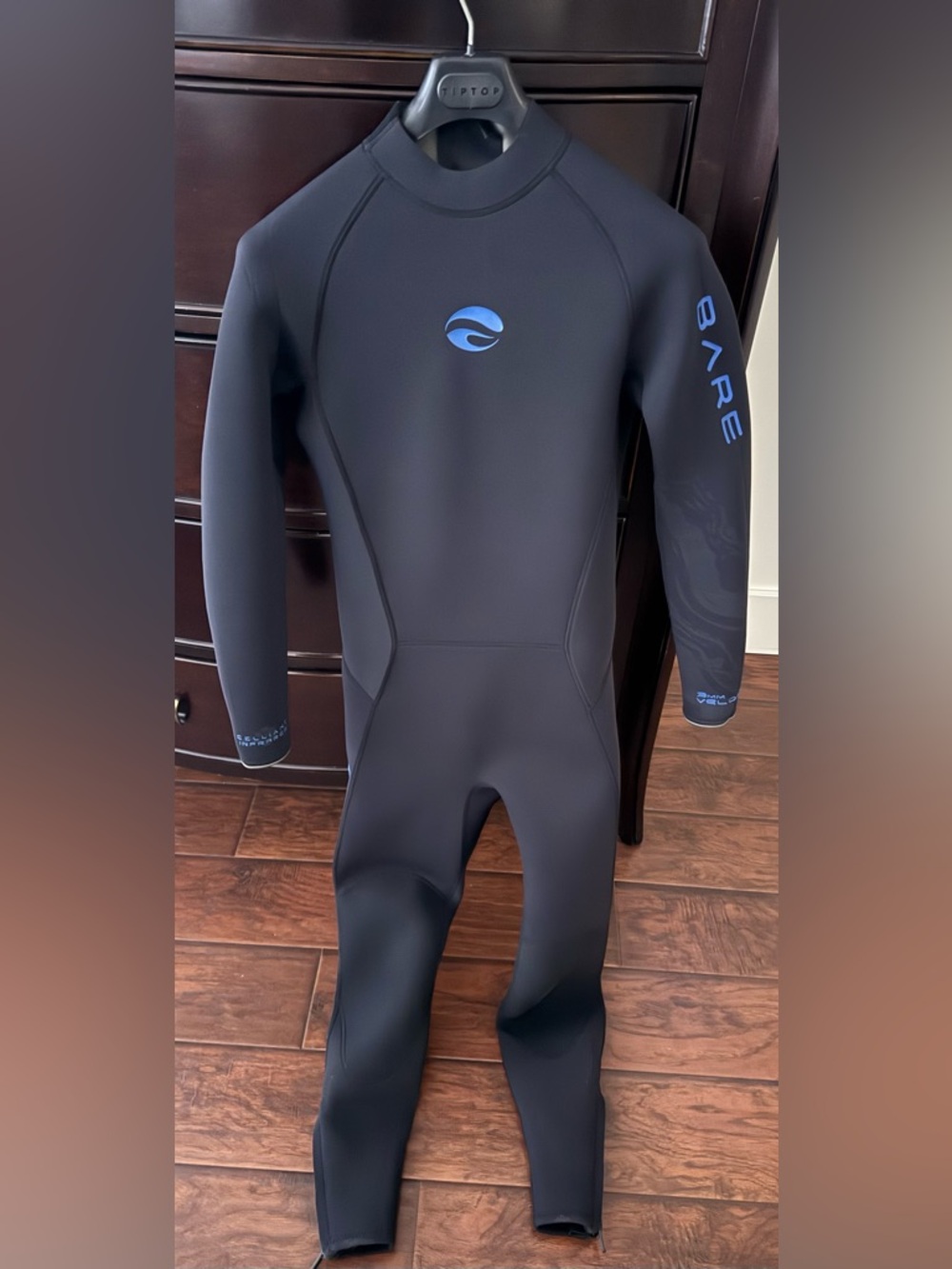 Bare Men’s 3mm Velocity Black & Blue Ultra Full Wetsuit - $600